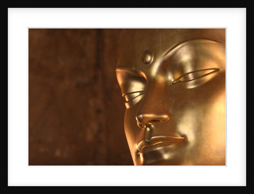 Buddha Statue in Temple by Anonymous