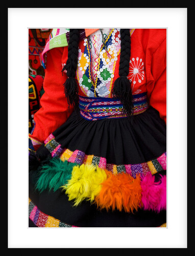 Native Peruvian Dancer and Dress by Anonymous