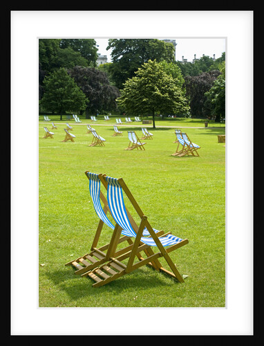 Deck Chairs in St. James Park by Anonymous