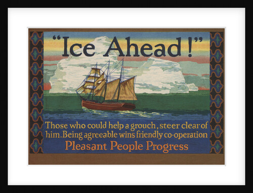 Ice Ahead! Illustration by Anonymous