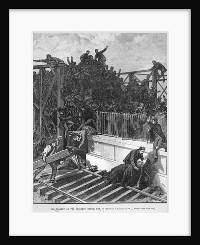 The Tragedy on the Brooklyn Bridge, May 30 Illustration by Anonymous