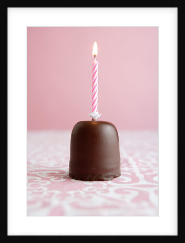 Small Chocolate Birthday Cake by Anonymous