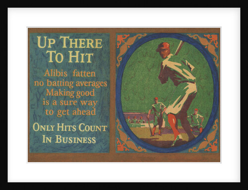 Up There To Hit Illustration by Anonymous