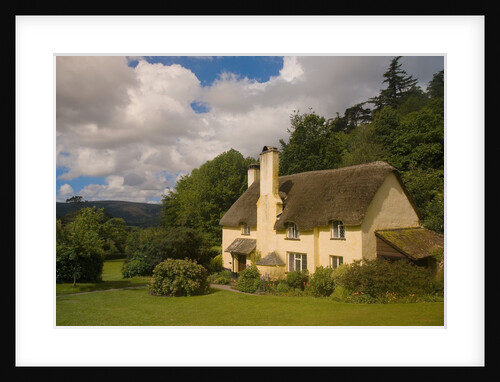Thatched Roof House near Selworthy, Somerset by Anonymous