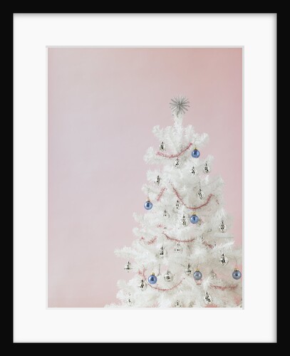 White Christmas tree by Anonymous