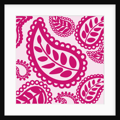 Pink Paisley by Anonymous