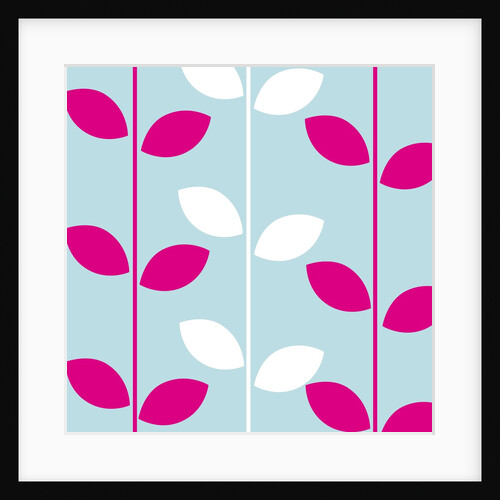 Pink and White Leaves by Anonymous