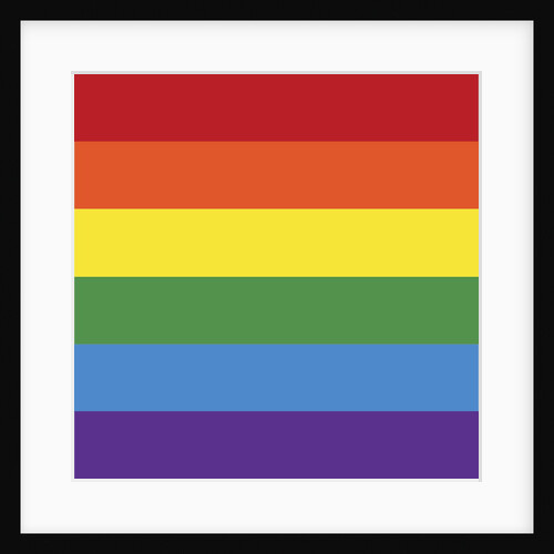 Rainbow flag by Anonymous