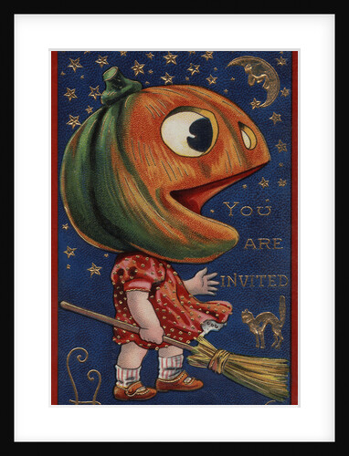You Are Invited Halloween Postcard by Anonymous