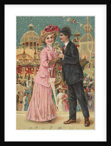 A Greeting from Coney Island Postcard by Anonymous