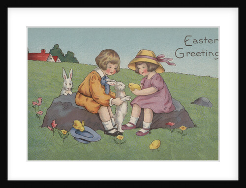Easter Greetings Postcard by Anonymous