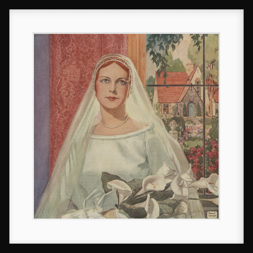 Illustration of a Bride by Robert Lawson