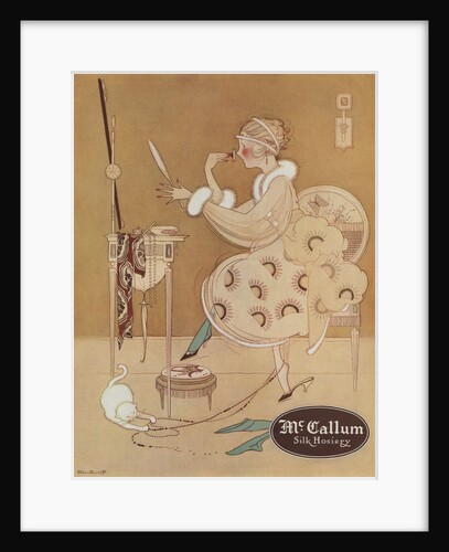 McCallum Silk Hosiery Advertisement by M.C. Woodbury