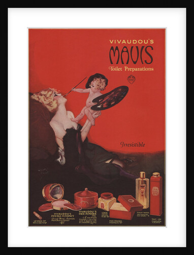 Vivaudou's Mavis Toilet Preparations Advertisement by Henry Clive