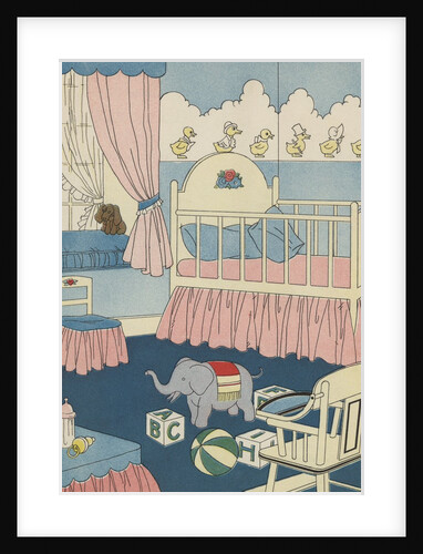 Illustration of Decorated Nursery by Anonymous