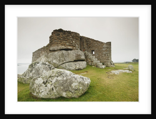 Old Blockhouse Gun Tower Ruins on Tresco by Anonymous