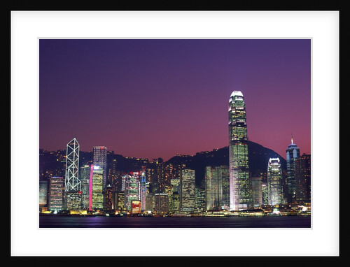 Skyline of Central District in Hong Kong by Anonymous