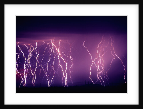 Abundance of Lightning Strikes near Tucson by Anonymous