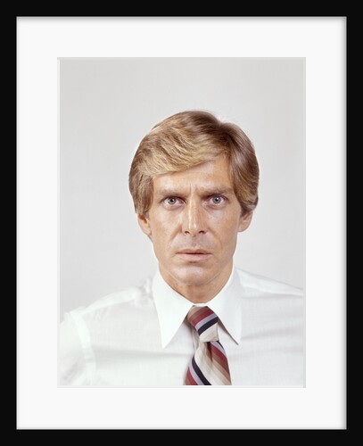 1970s Portrait Of Intense Businessman Salesman In Shirt Sleeves Looking At Camera by Anonymous