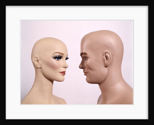 Couple Man Woman Male Female Bald Mannequin Dummy Model by Anonymous