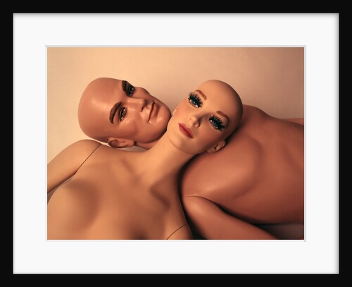 1970s Couple Nude Man Woman Mannequins Models Dummies Fake Unreal People by Anonymous