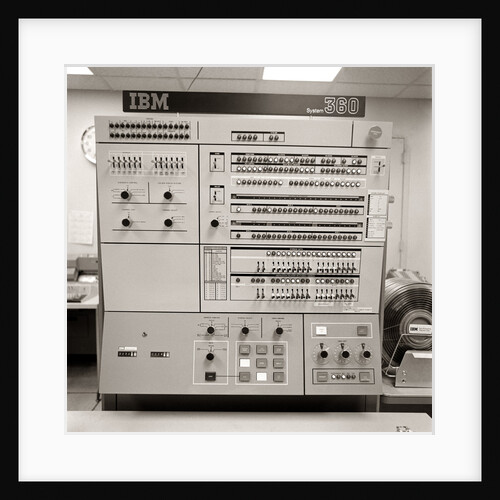 1960s 1970s Control Panel Ibm System 360 Computer by Anonymous