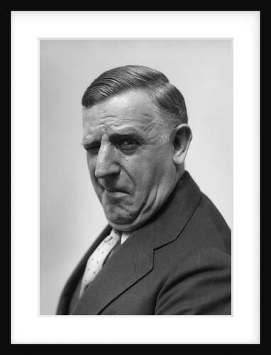 1930s 1940s Portrait Of Gruff Older Man Businessman Salesman Character Winking by Anonymous
