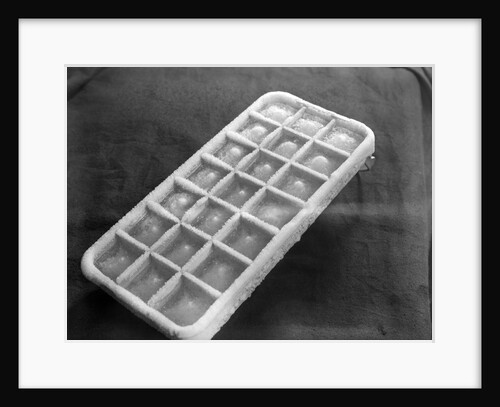 1930s Cold Frosty Aluminum Ice Cube Tray by Anonymous