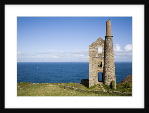 Old Stone Watchtower Along Coast by Anonymous