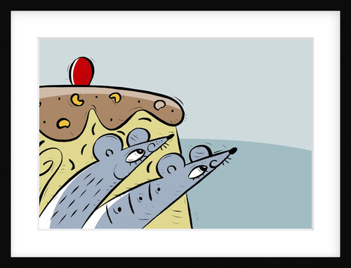 rats and cake by Anonymous
