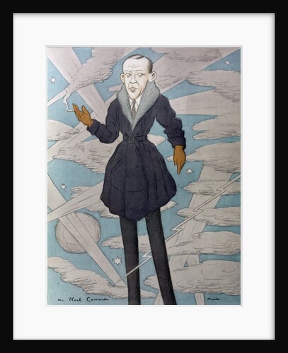 Caricature of Noel Coward by Max Beerbohm