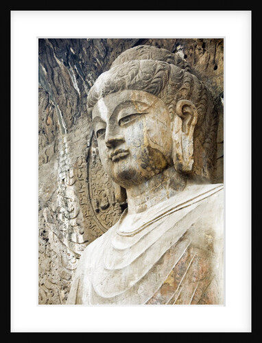 Colossal Buddha Sculpture at Fengxian Temple of Longmen Grottoes by Anonymous