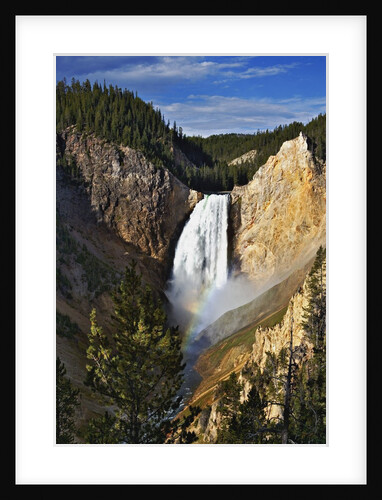 Waterfall in Yellowstone National Park by Anonymous