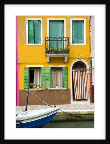 Colorful House on Burano Island by Anonymous
