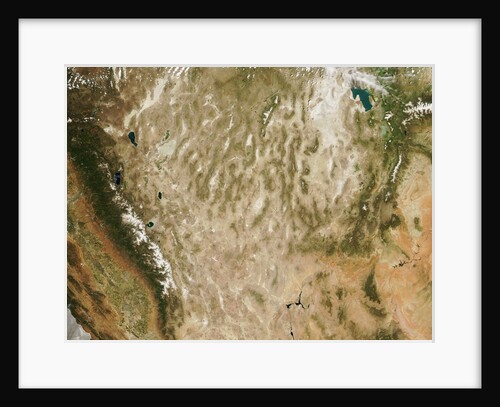 Satellite View of Nevada by Anonymous