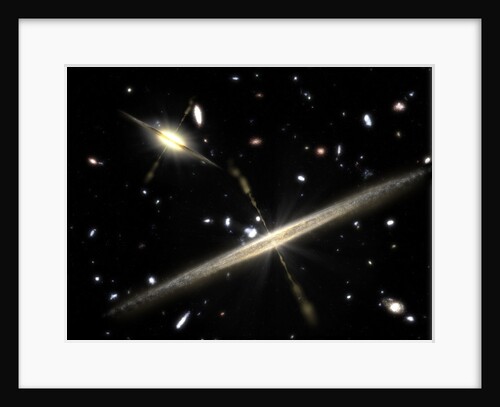 Artist's Conception of Spiral Galaxies by Anonymous
