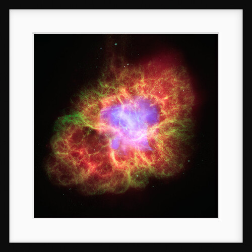 Spiral Galaxy in Crab Nebula by Anonymous