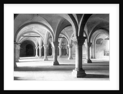 Canterbury, the Cathedral, the Crypt 1898 by Anonymous