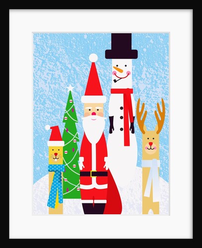 Christmas Figures by Anonymous