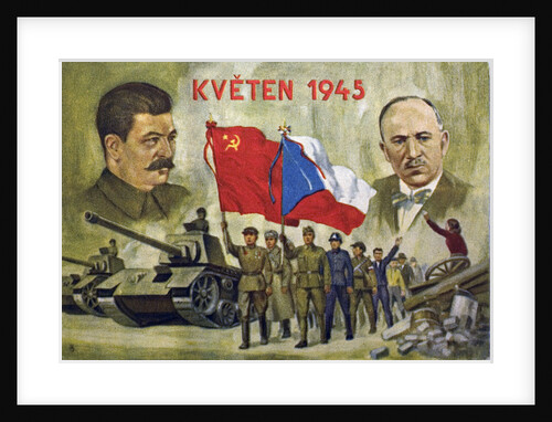 Czech Propaganda Card "May 1945" by Anonymous