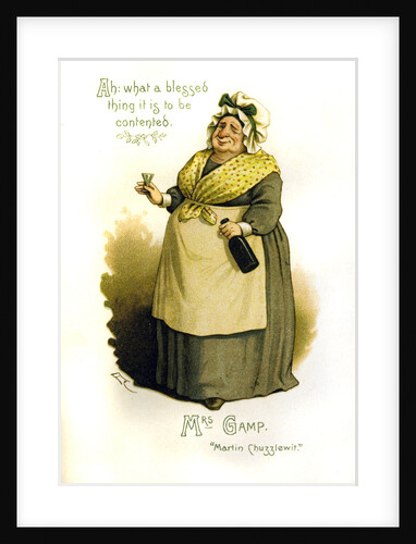 Mrs. Gamp Illustration by Anonymous