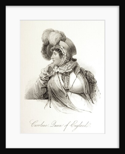 Portrait of Queen Caroline of England by Anonymous