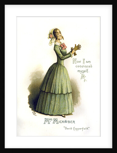 Mrs. Micawber Illustration by Anonymous