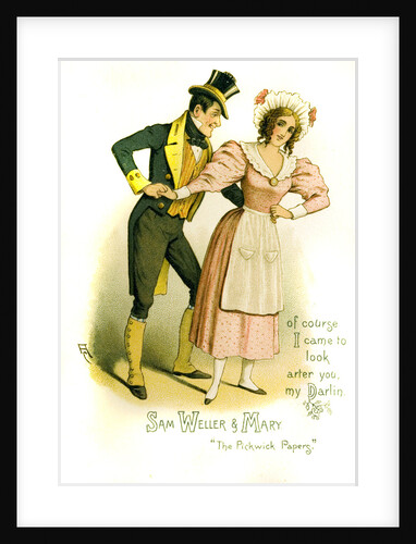 Sam Weller and Mary Illustration by Anonymous