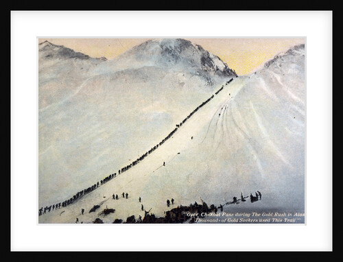 Gold Prospectors Crossing Chilkoot Pass by Anonymous