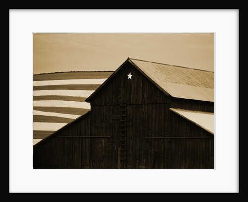 Old Barn with Star by Tom Marks
