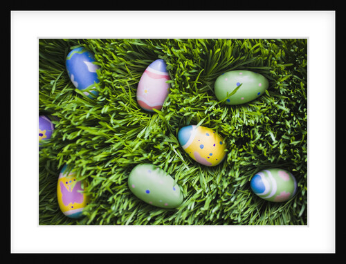 Easter Eggs on Grass by Anonymous