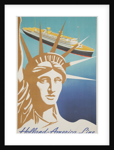 Holland America Lines Poster by Frans Mettes