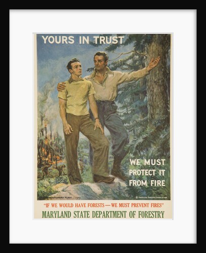 Yours In Trust Poster by James Montgomery Flagg