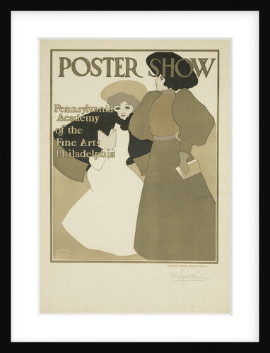 Poster Show Pennsylvania Academy of the Fine Arts Poster by Maxfield Parrish